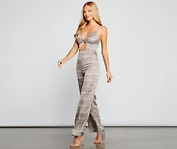 Plaid Perfection Twist Front Jumpsuit