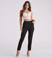 Tapered And Chic Trouser Pants
