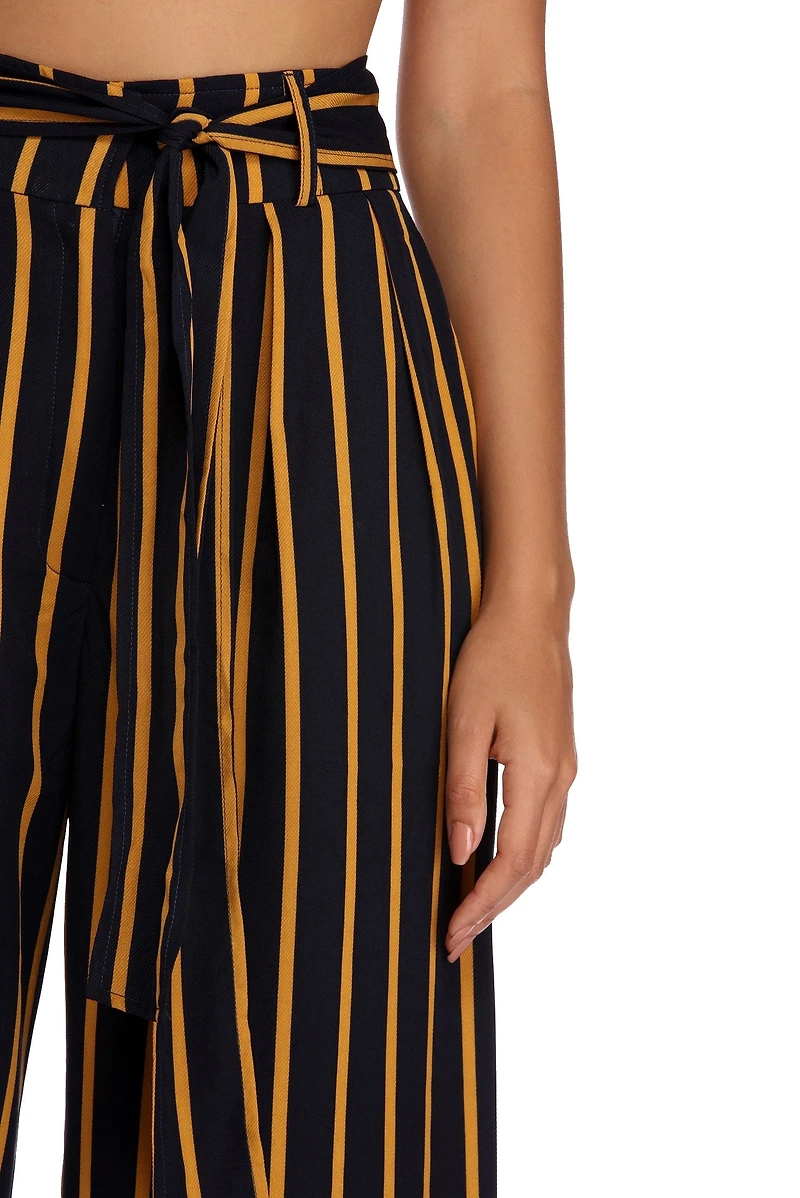 Step Out Stripes Wide Leg Pants