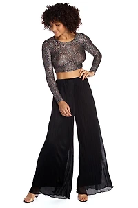 Girl Pleats World Wide Pants