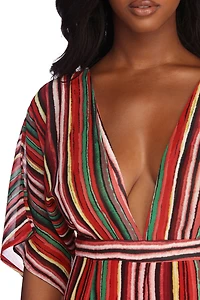 Diving Into Stripes Jumpsuit