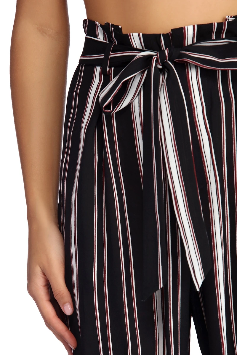 Set Stripes Straight Leg Pants
