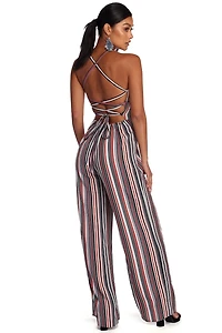 Keep It Striped Jumpsuit