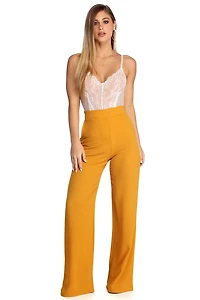 Wide Leg Dress Pants