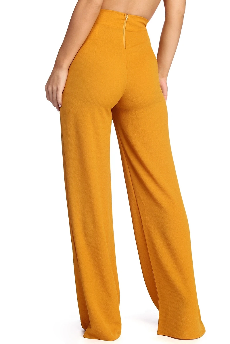 Wide Leg Dress Pants