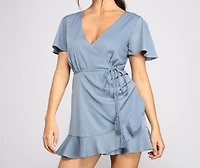 Flirty Vibes Ruffle Detail Romper
