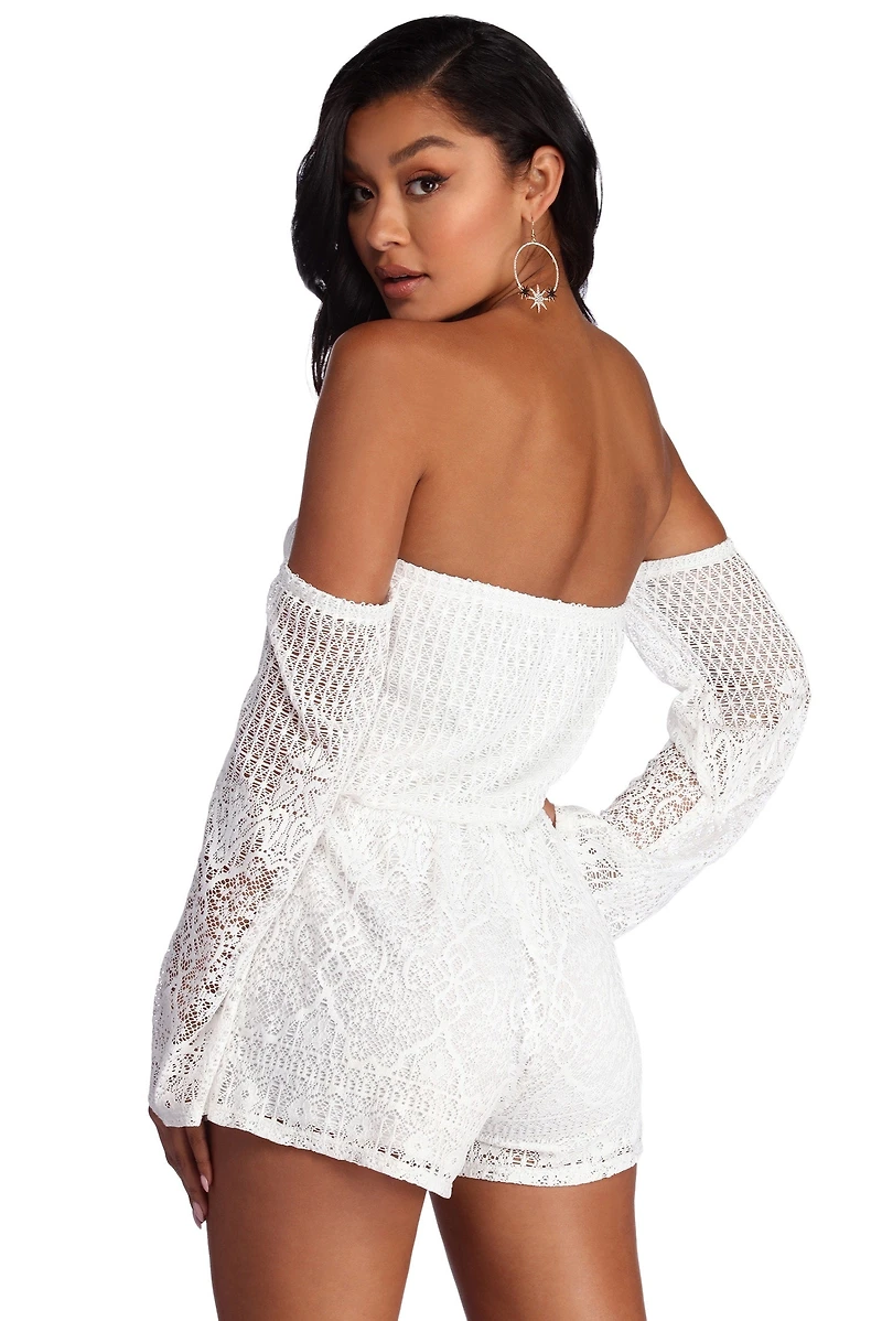 Dreamy Lace Romper