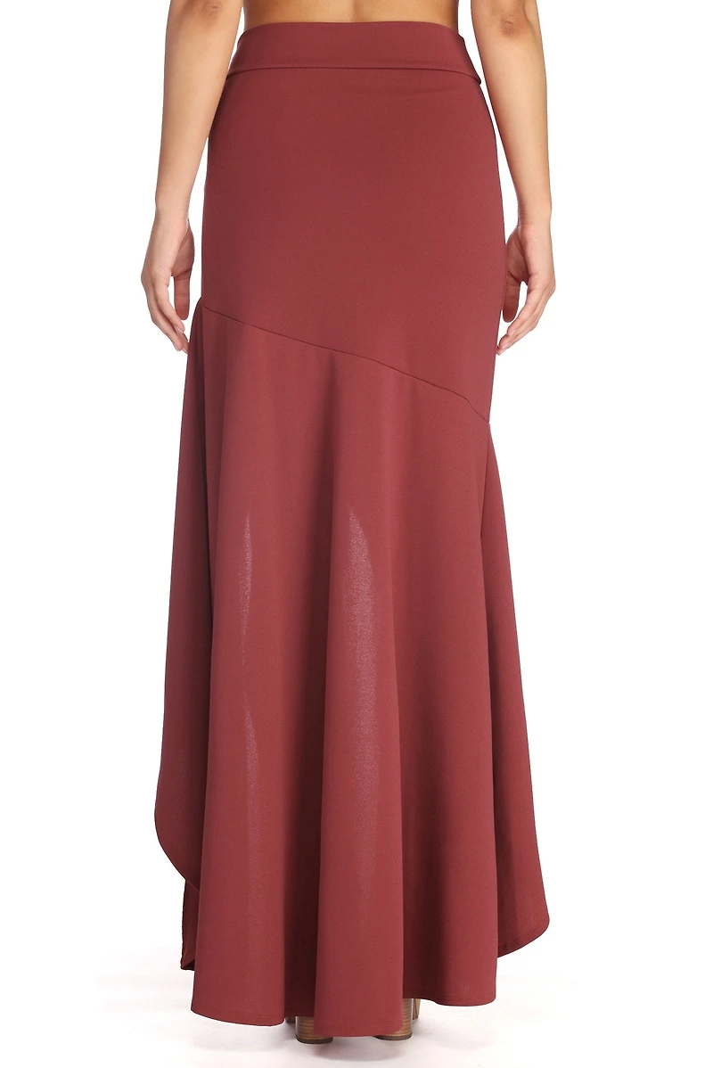 Ready To Ruffle Maxi Skirt