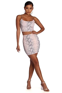 Hypnotize Me Mini Skirt