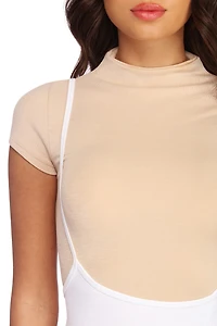 Sassy Suspender Mini Skirt