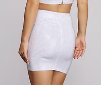 It's Lit Heat Stone Skirt