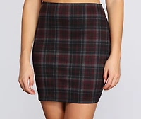 Plaid And Simple Mini Skirt
