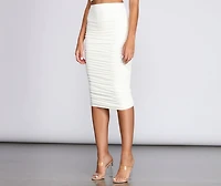 White Hot Midi Skirt