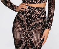 Major Style Status Midi Skirt