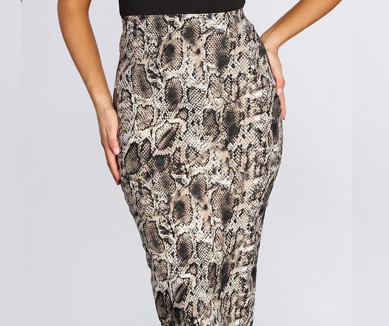 Fierce And Fashionable Pencil Skirt