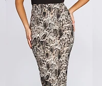 Fierce And Fashionable Pencil Skirt