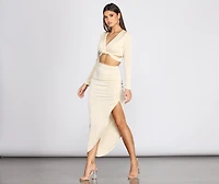 Heartbreaker High Slit Skirt