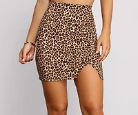 Fabulously Fierce Leopard Mini Skirt