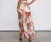 Tropic Dreams Mesh Maxi Skirt