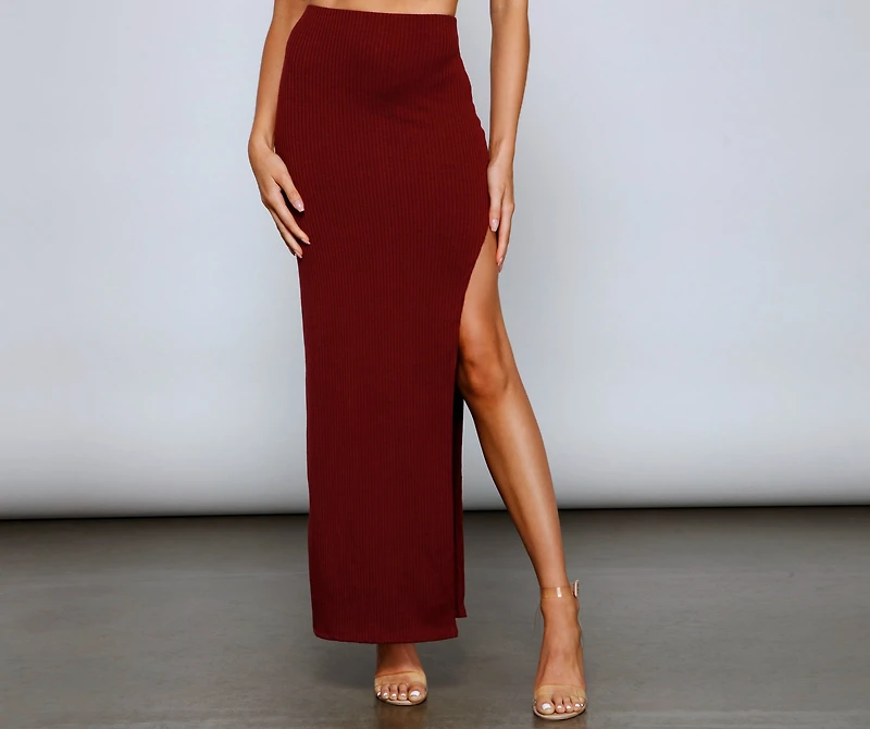So Stunning Asymmetrical Maxi Skirt