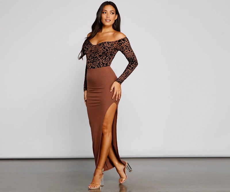 So Stunning Asymmetrical Maxi Skirt