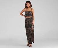 Bohemian Chic Maxi Skirt
