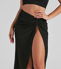 All Night Wrap Maxi Skirt