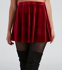 Lil' Red Velvet Halloween Skirt