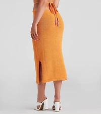 Sunset Beauty Cutout Midi Skirt