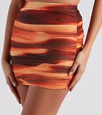Such A Marvel Marble Mini Skirt