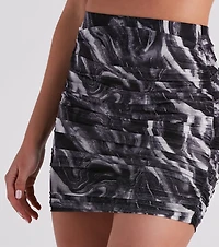 Such A Marvel Marble Mini Skirt
