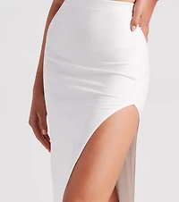 On My Mind Side Slit Maxi Skirt