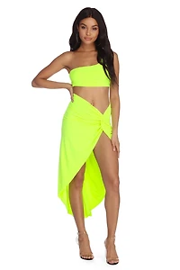 Bright And Early Midi Skirt