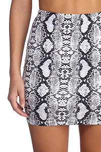 Wild And Fierce Mini Skirt