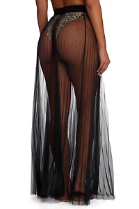 Mesmerizing Mesh Maxi Skirt
