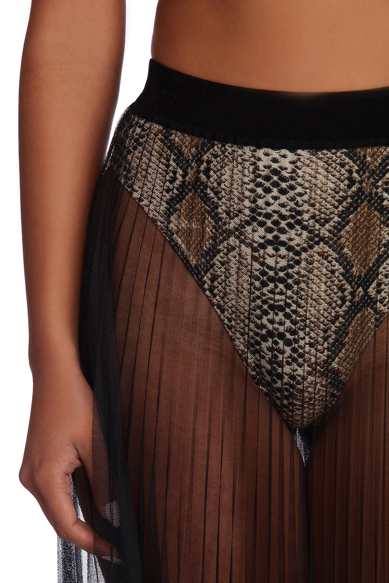 Mesmerizing Mesh Maxi Skirt