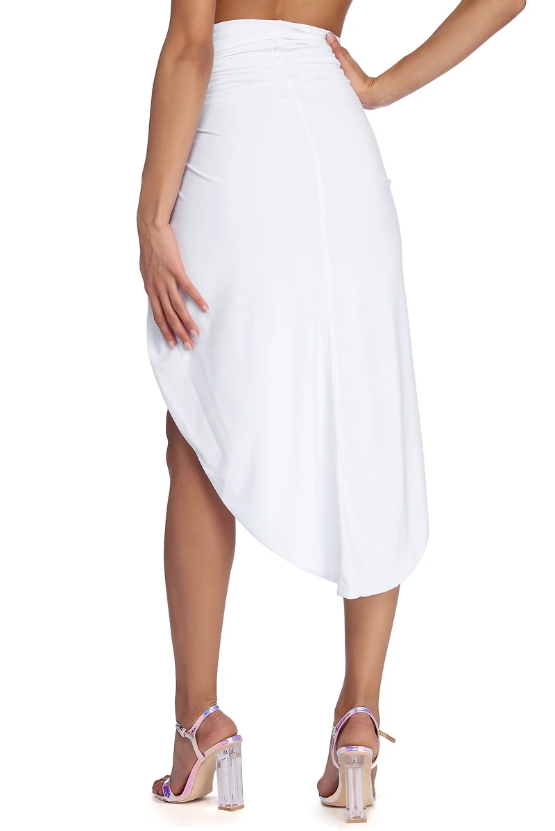 Bright And Early Midi Skirt