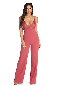 Breathtaking Lace Top Jumpsuit