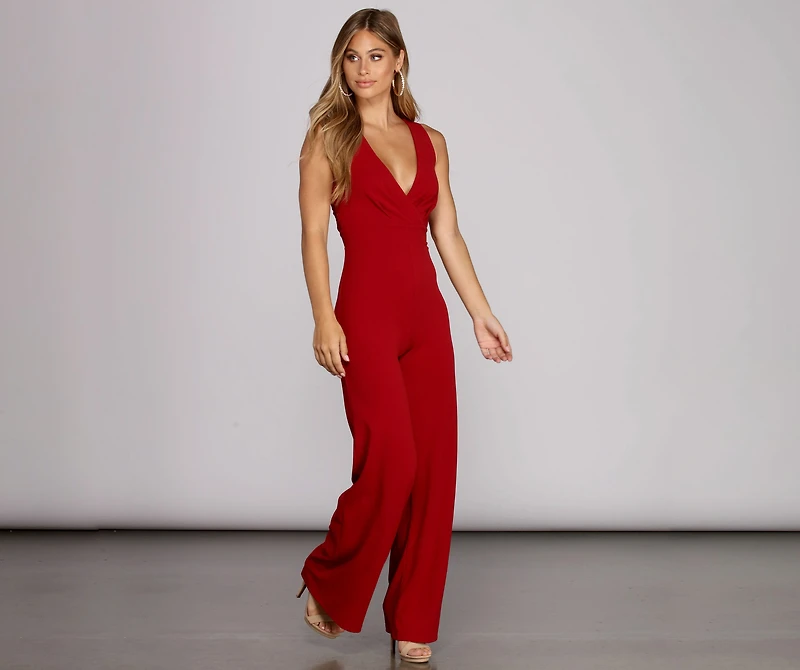 Back It Crochet Jumpsuit