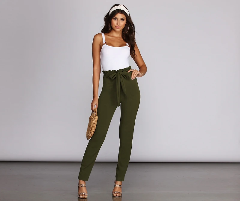 Good On Paperbag Tapered Pants