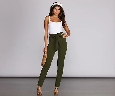 Good On Paperbag Tapered Pants