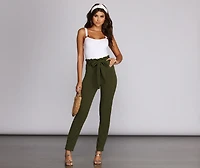 Good On Paperbag Tapered Pants