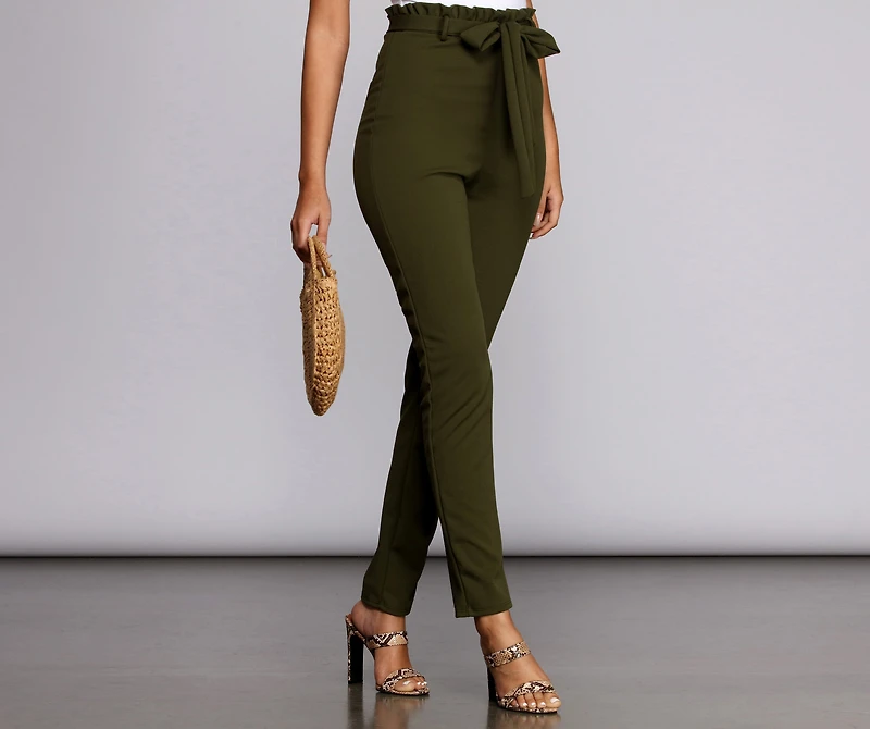 Good On Paperbag Tapered Pants