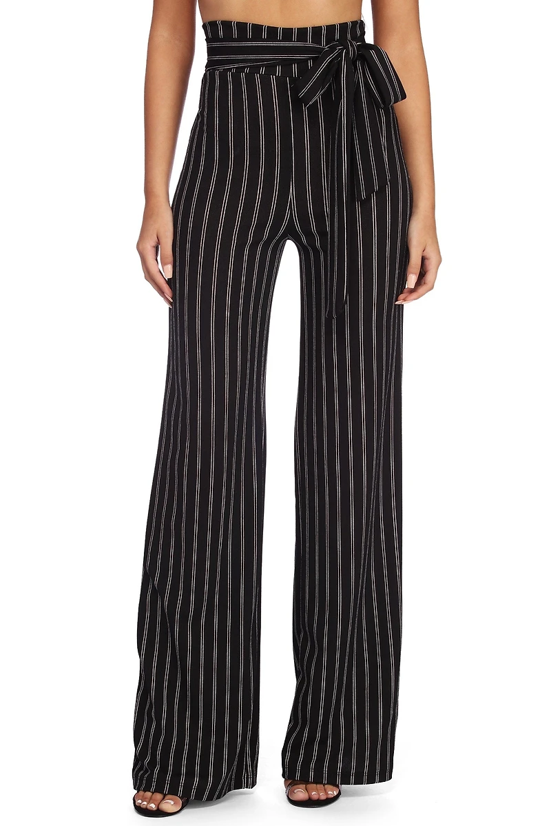 Say It Pinstriped Pants