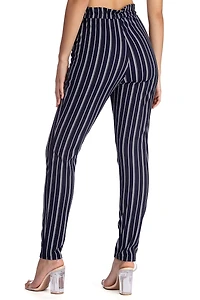 Striped Reputation Tapered Pants