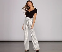 Tie Me Up High Waist Pants