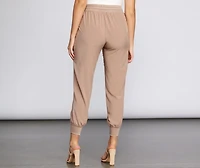 Casual Chic High Rise Joggers