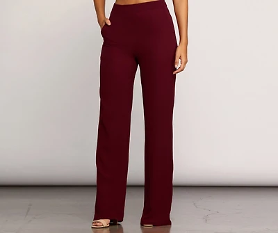 Start A Conversation Flared Pants