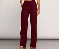 Start A Conversation Flared Pants