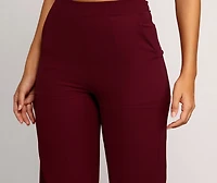 Start A Conversation Flared Pants